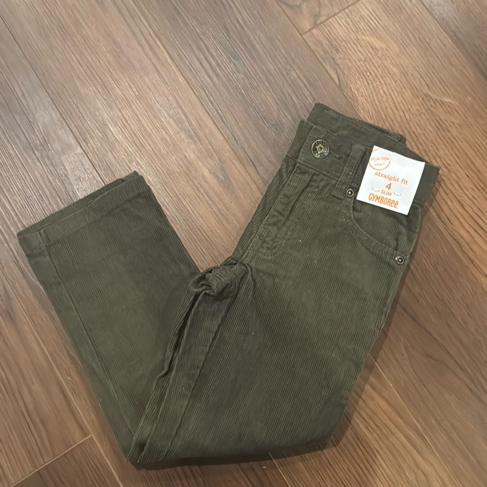 New with tags toddler 4 slim corduroy pants